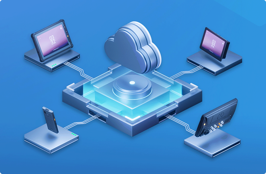 classRcepteur de diffusion Mise  niveau OTA Scanner de code barres MDM