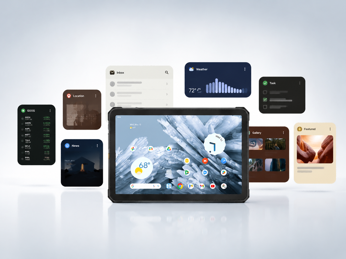 Robuste Extérieur integrated rugged device design