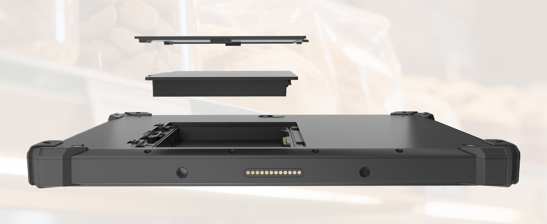 Windows tablette robuste battery and charging options for long work shifts