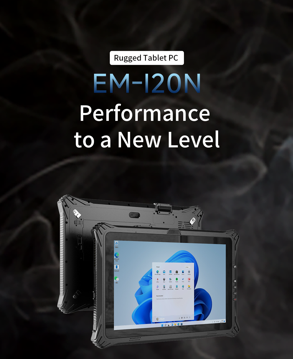 Rugged Tablet PC EM-I20N Performanceto a New Level